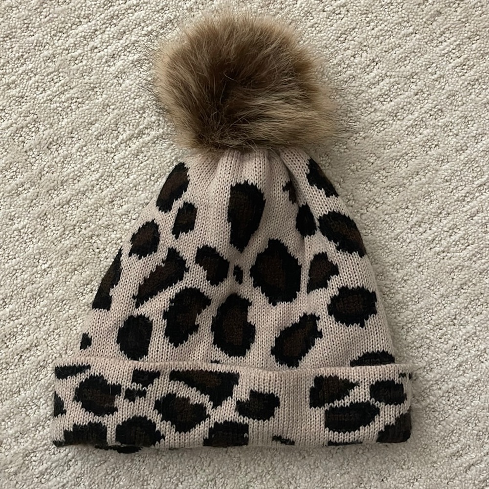 Animal Print Beanie